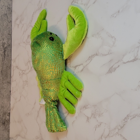 circus circus iridescent lobster green plush stuffed animal - Picture 2 of 7